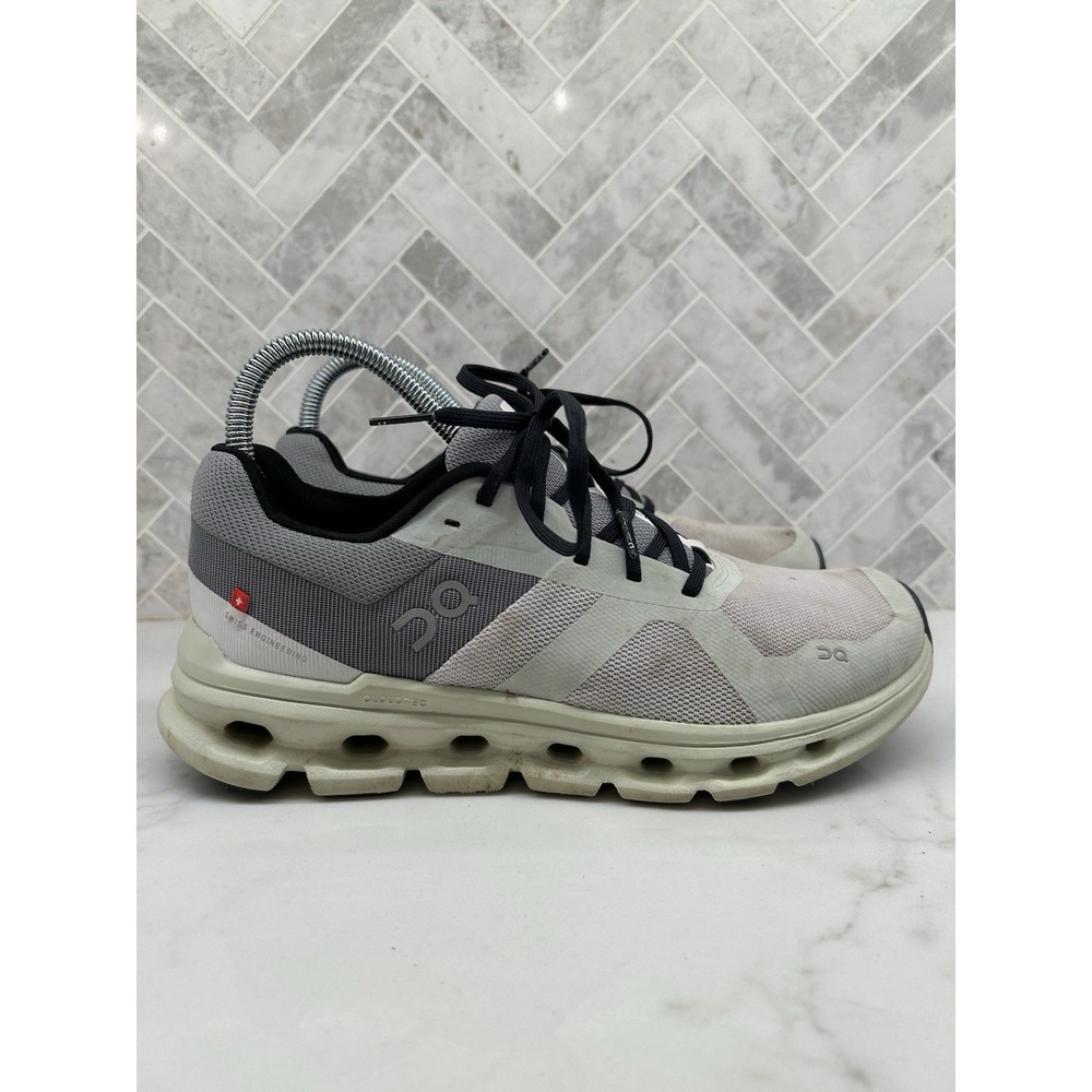 On Cloud Cloudrunner Running Sneakers‎ Shoes Frost Aloe Womens Size 8.5